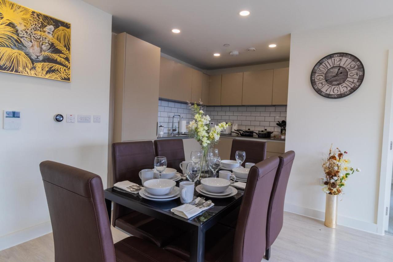 Virexxa Bedford Centre - Executive Suite - 2Bed Flat With Free Parking & Gym Екстер'єр фото